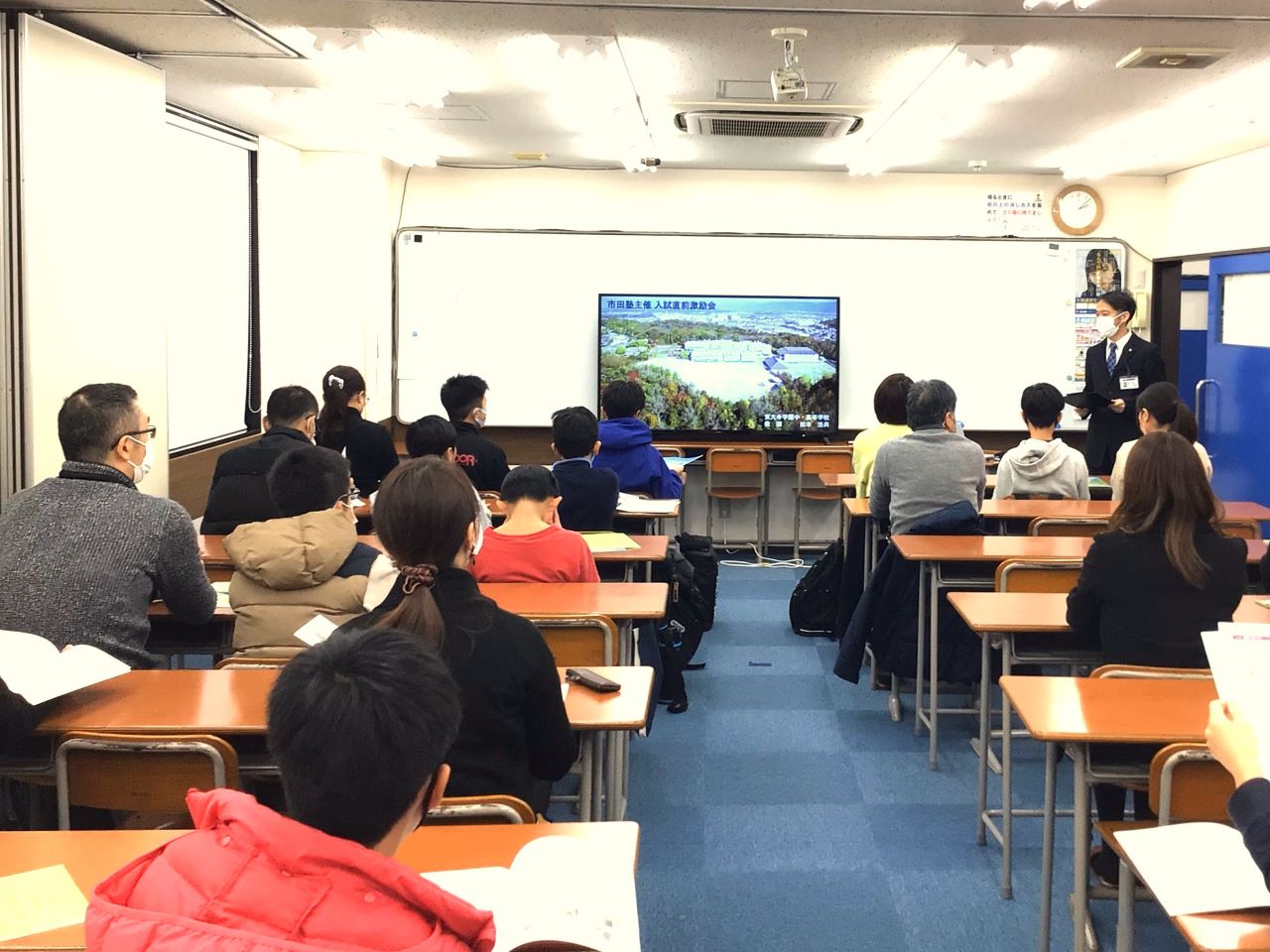 市田塾中学入試直前激励会_東大寺学園中学・西大和学園中学